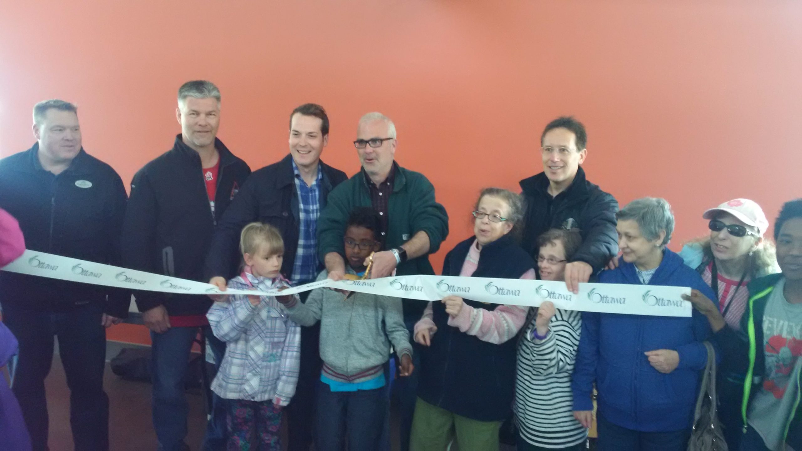 Photo of Ribbon Cutting Event at Van Lang Fieldhouse