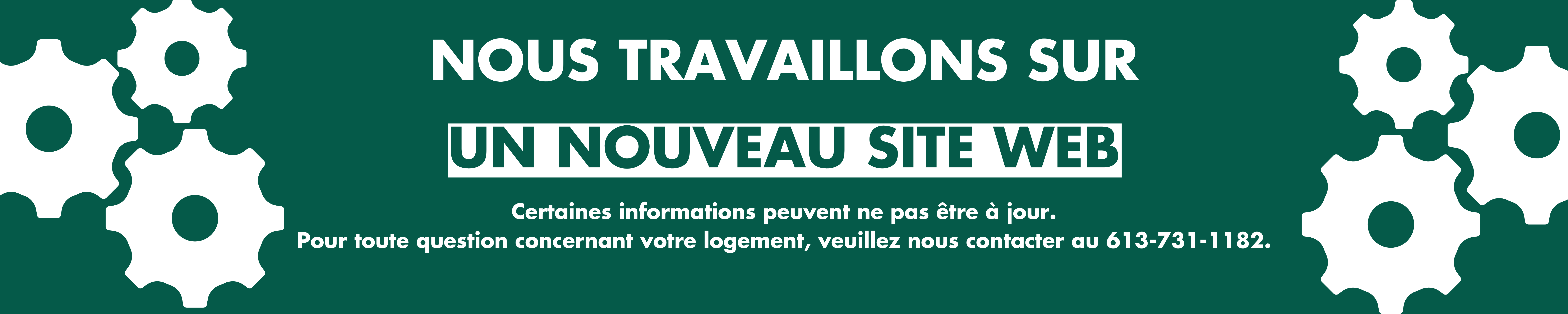Under construction – Website banner – FR