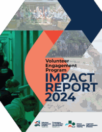 Cover of the 2024 Volunteer Impact Report