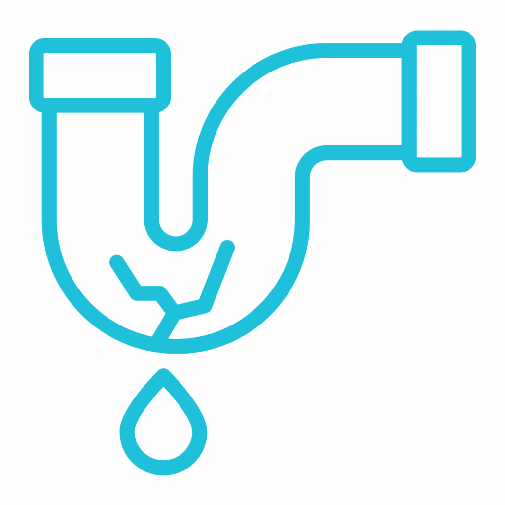 Flood Icon light blue