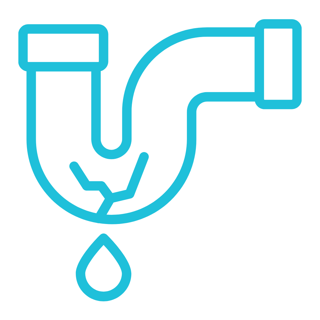 Flood Icon light blue