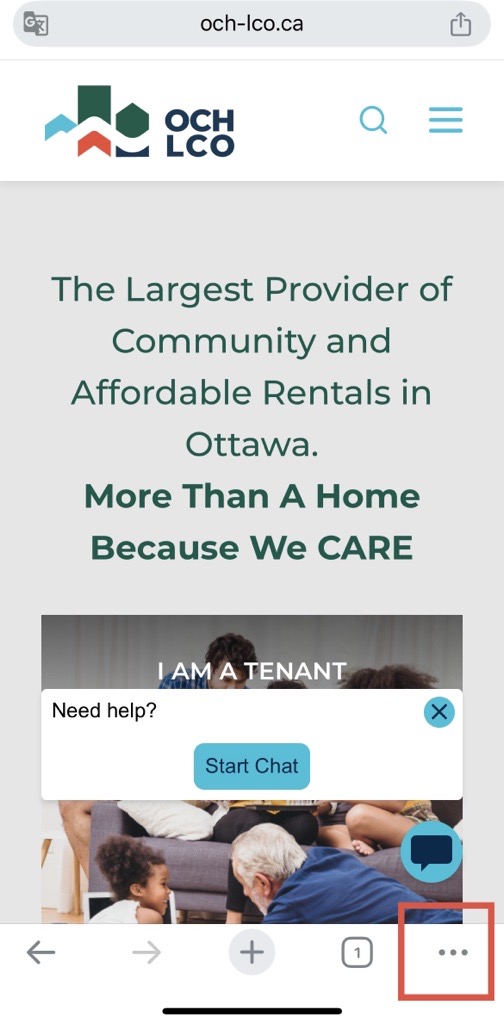 Google Chrome Translate Button Mobile